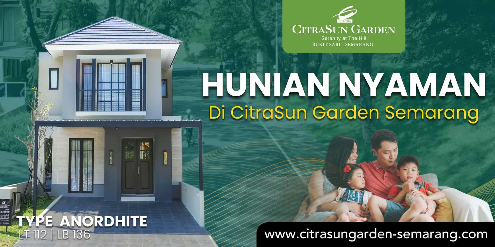 Hunian Nyaman di CitraSun Garden Semarang