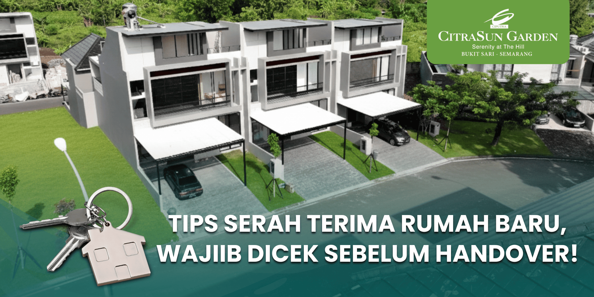 serah terima rumah